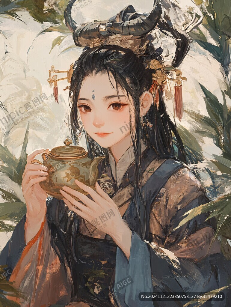 古风女插画