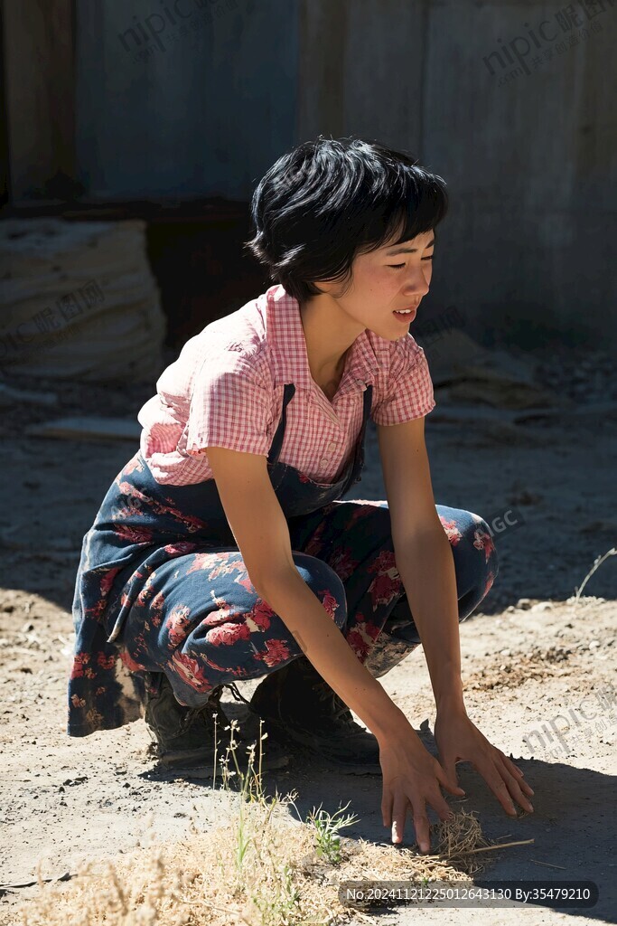 黄土高坡女孩