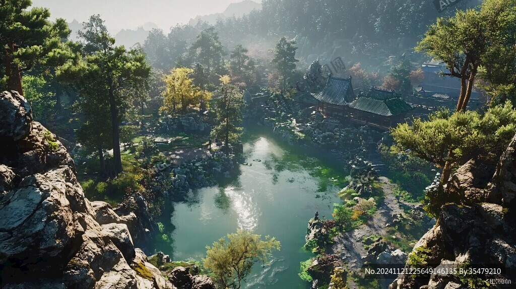 游戏山水场景