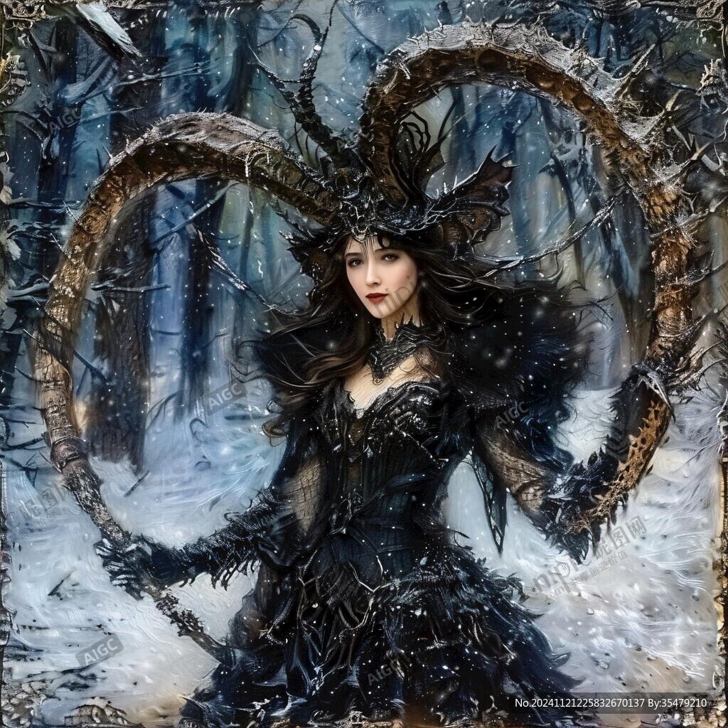 玄幻奇幻时尚插画