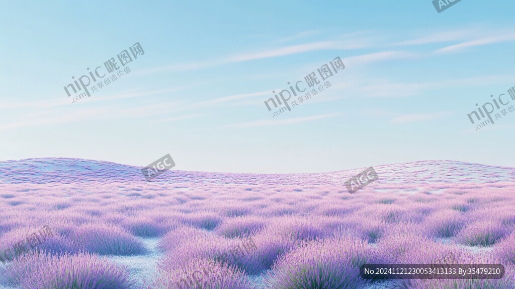 粉红色的超现实山丘