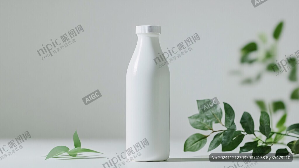 牛奶瓶效果图