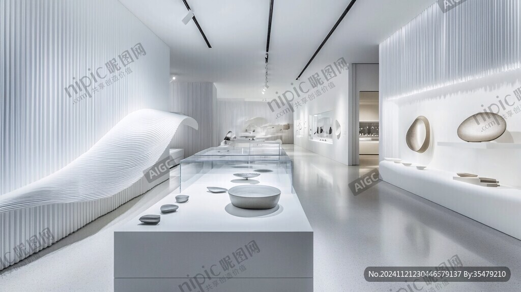工业设计品陈列展场