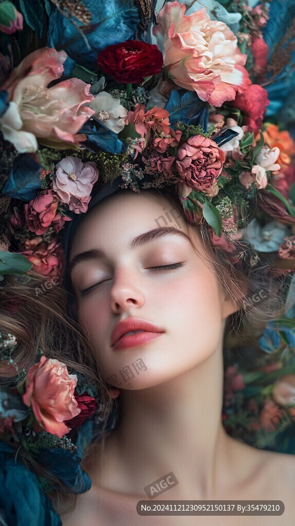 唯美花间美人