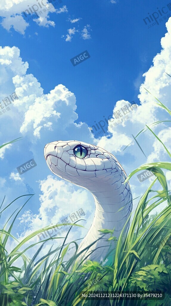 2025插画蛇