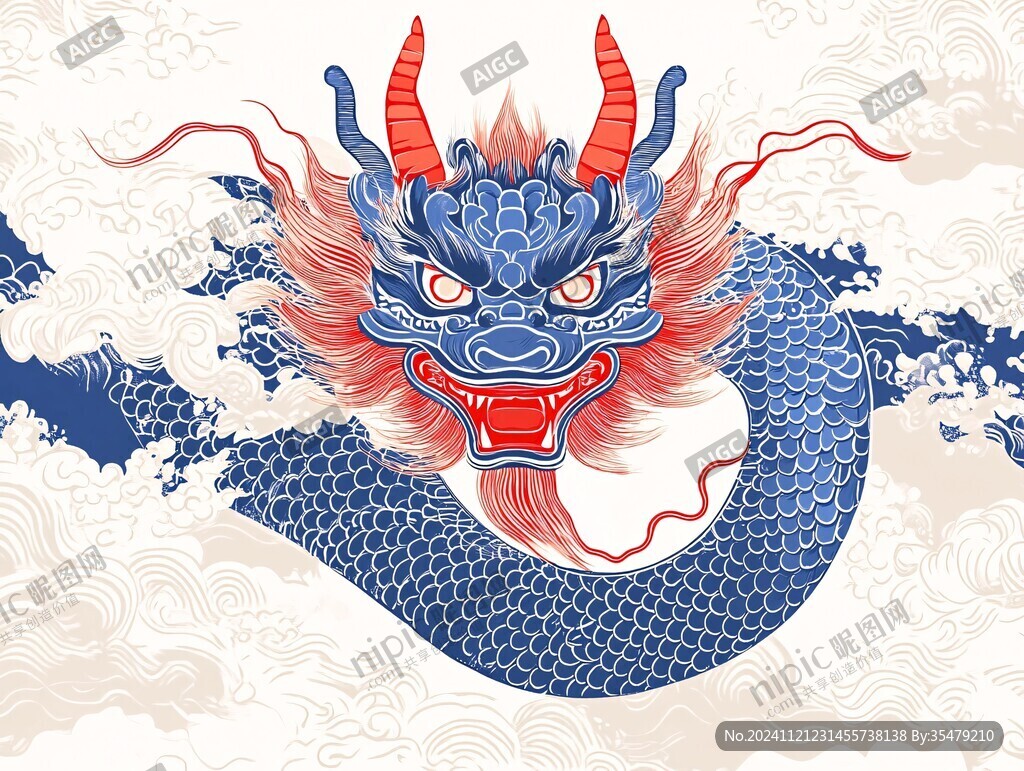 龙年文创插画