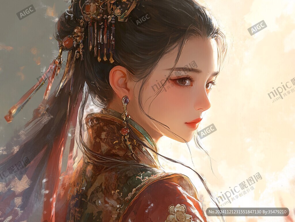 板绘人像