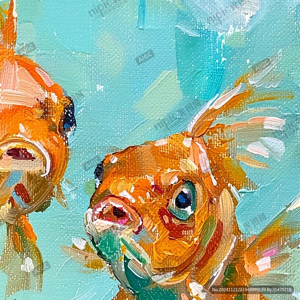 小狗油画