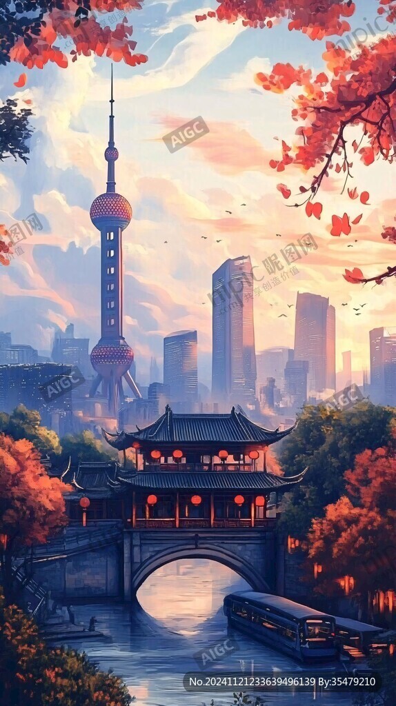 插画景色