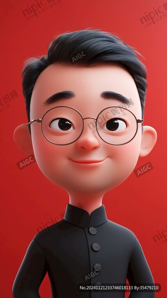 仿3d卡通形象