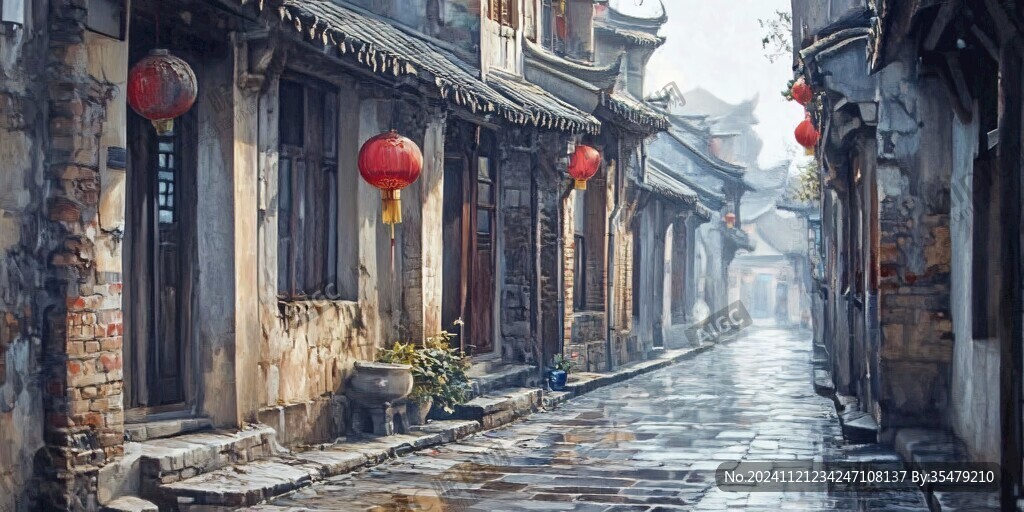 唯美古镇风光