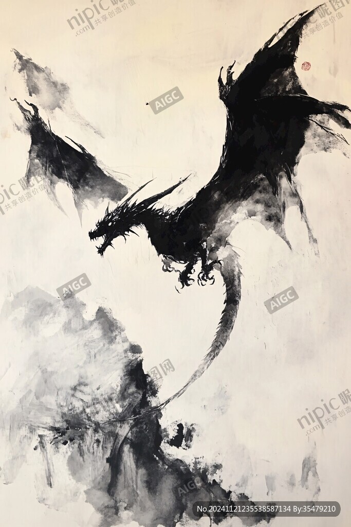 黑龙绘画