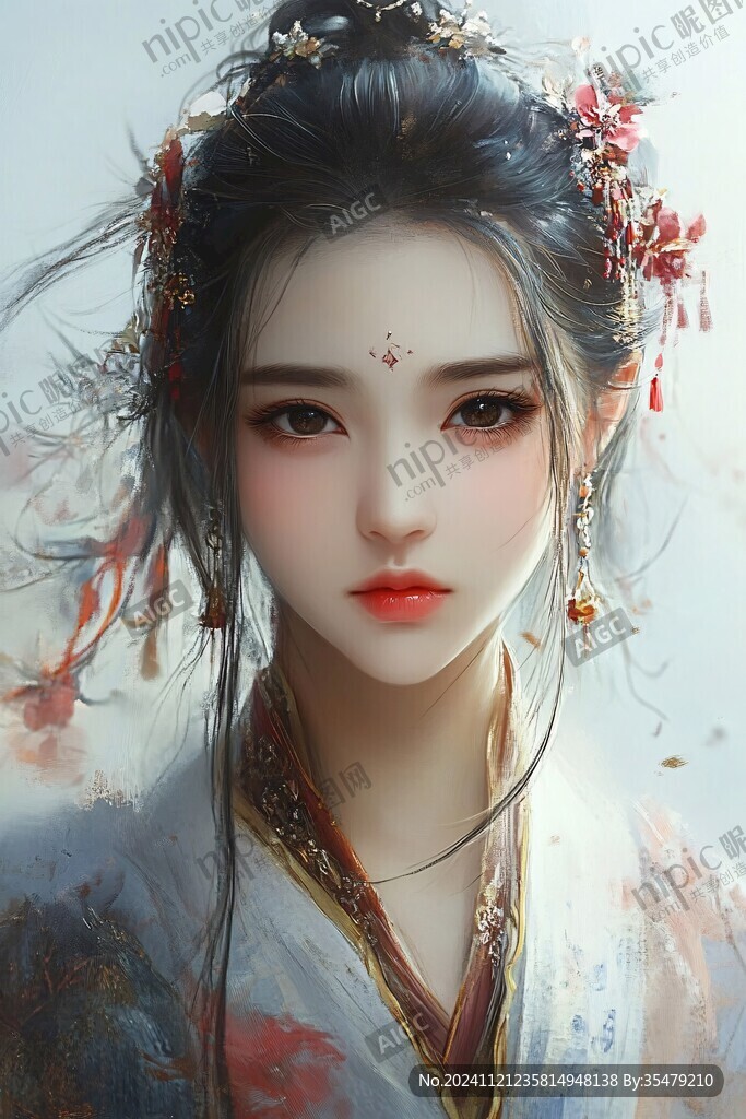 板绘人像
