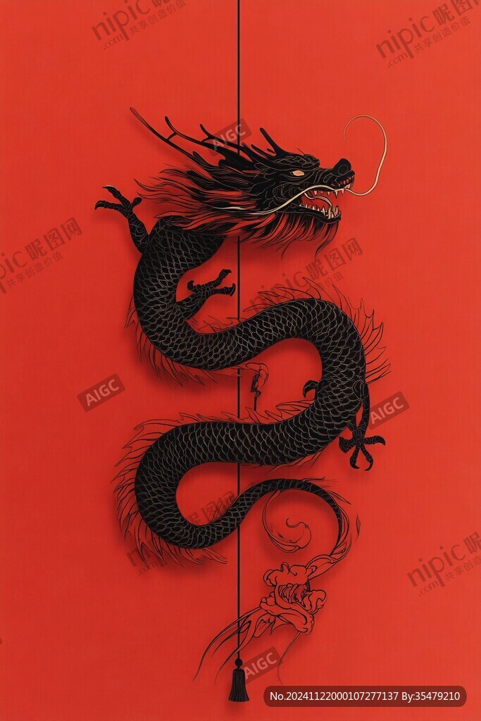 龙形壁挂