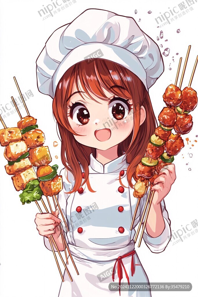 动漫女厨师