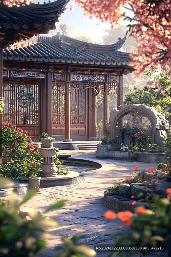 高端中式庭院