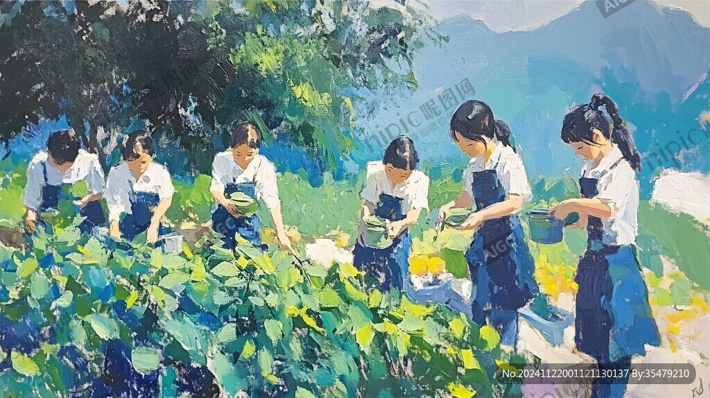 美院学生临摹创作