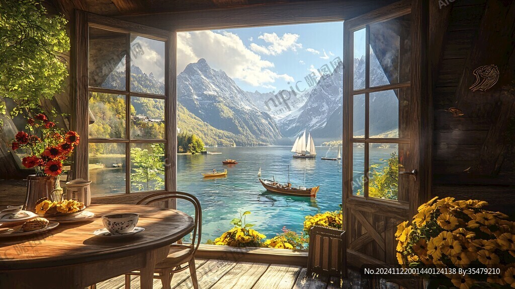 3d窗外美景