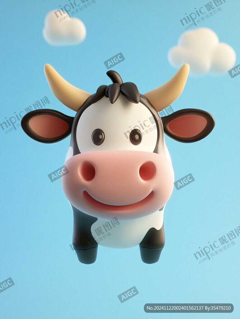 开心小牛头像