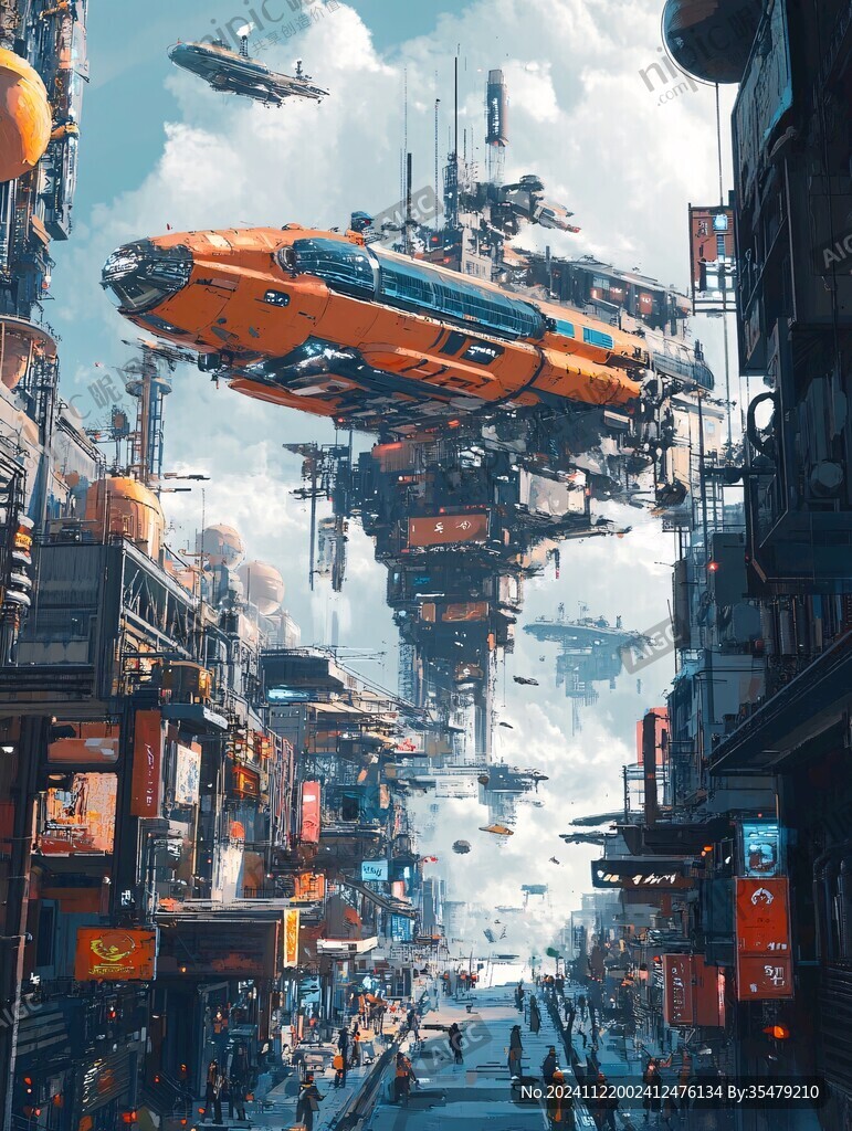 AI创作图科幻插画风 场景赛博插画 科幻原画 元宇宙科幻 赛博朋克美学 反乌托邦城市 科幻场景设计 赛博朋克地产 赛博朋克装饰画 赛博朋克世界 ...