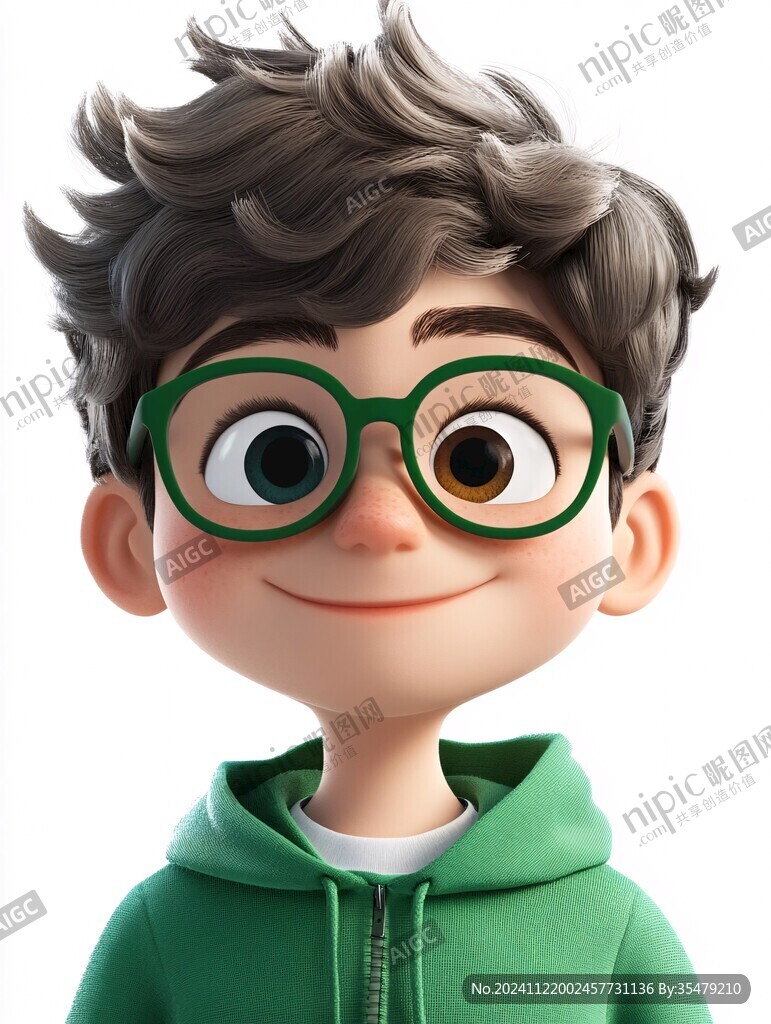 开心男孩头像