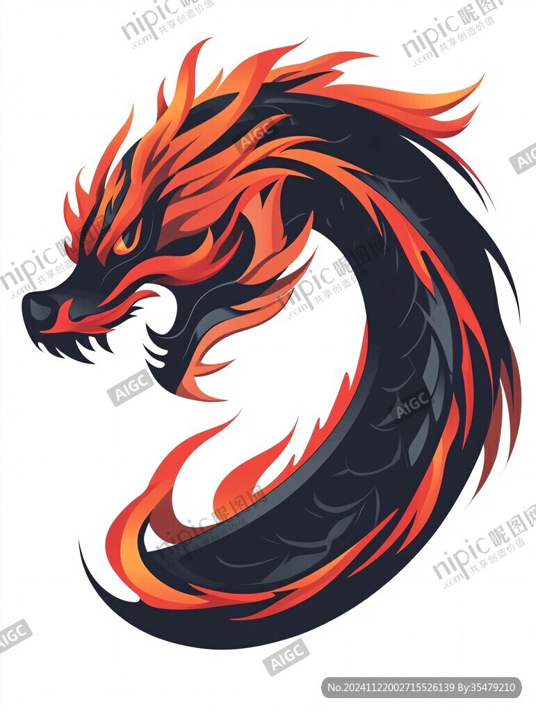 微信移动端卡通龙素材