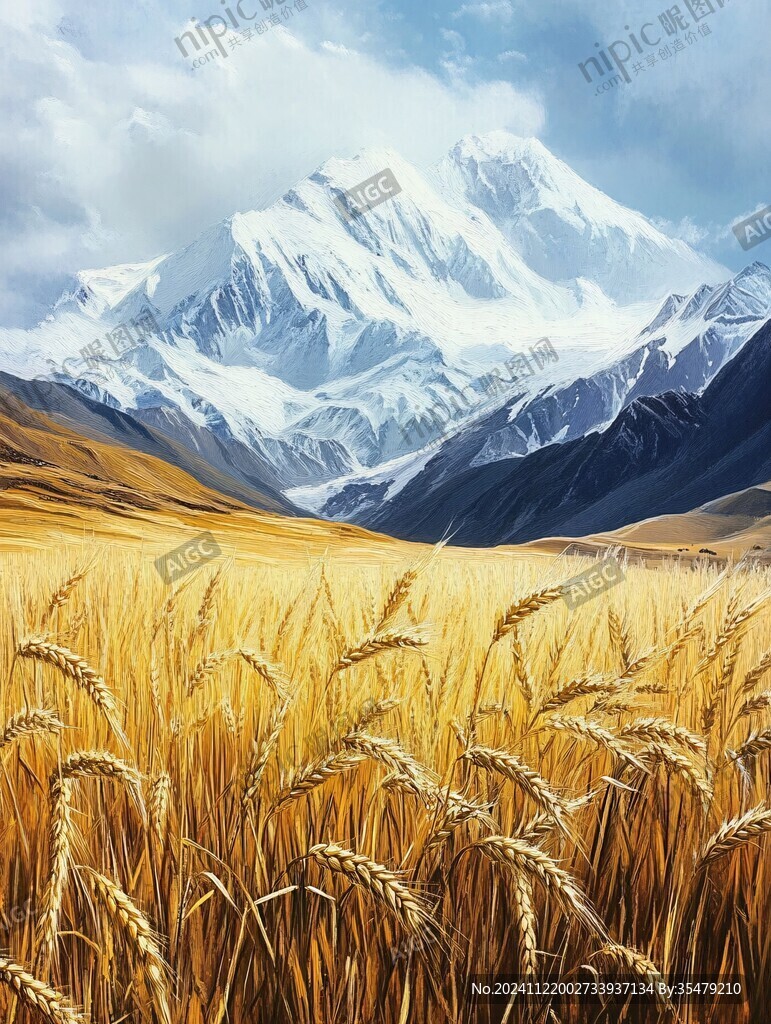 高清青稞图