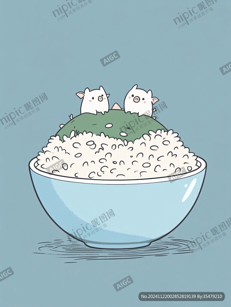 喇嘛粥插画