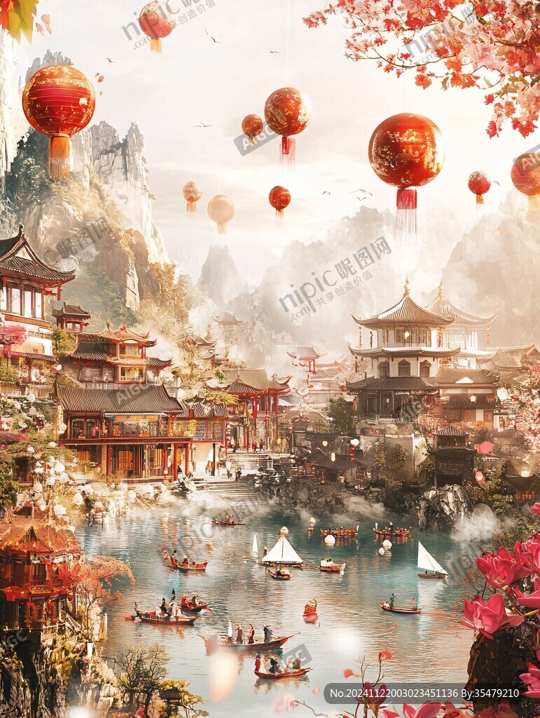 古风人物大场景