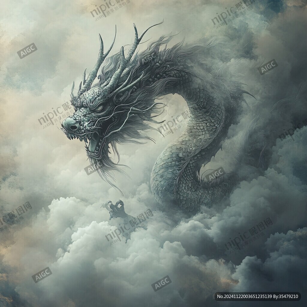 高清唯美双龙戏珠