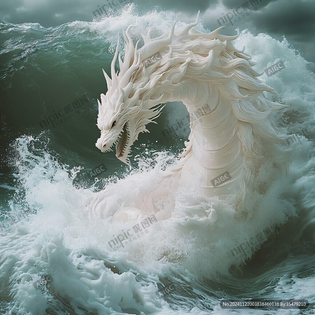 龙吐水壁纸