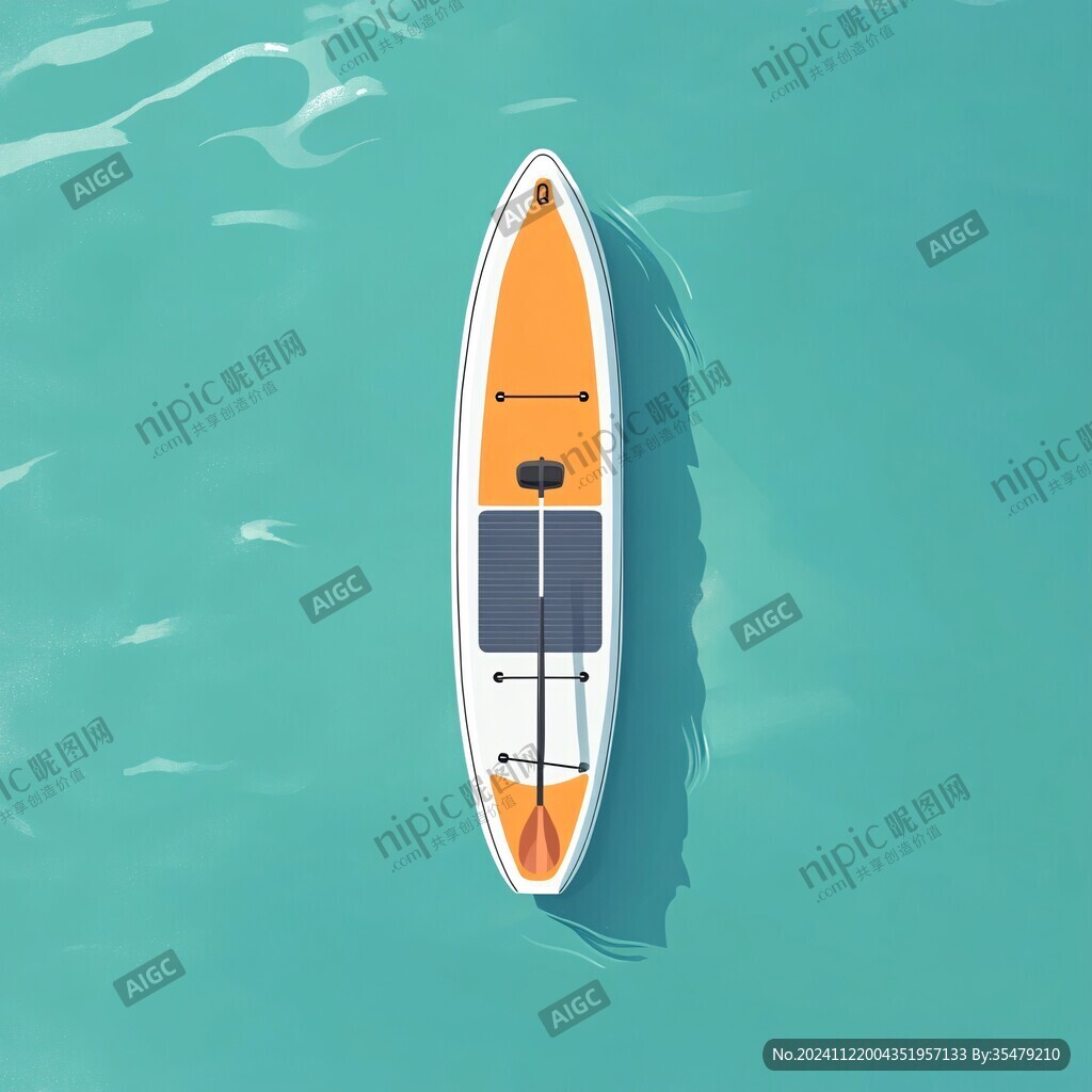 皮划艇运动俯拍
