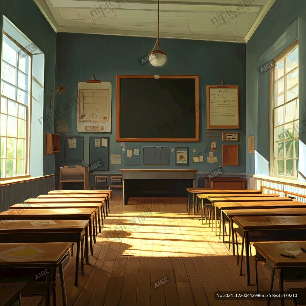 教室插画