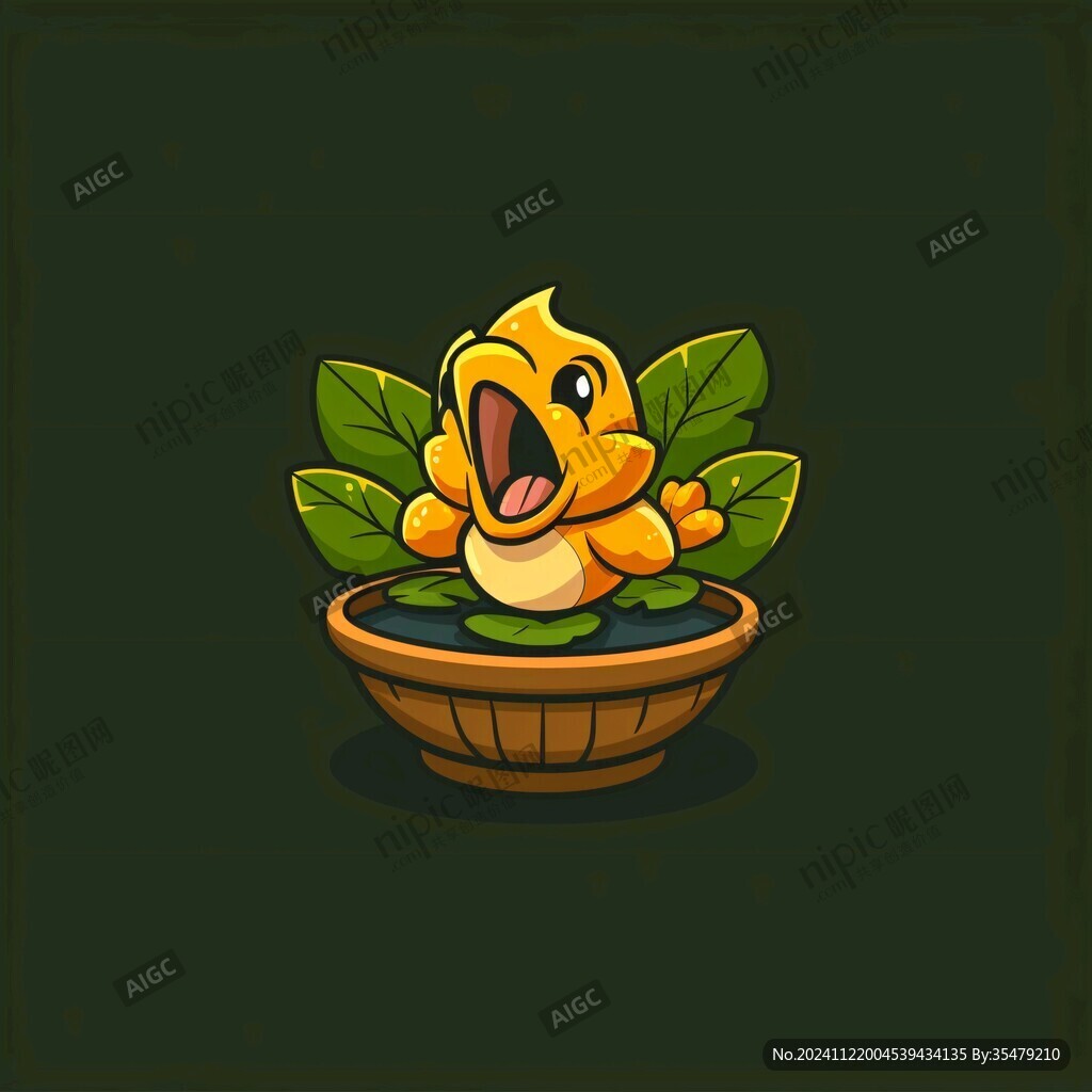 植物吉祥物设计