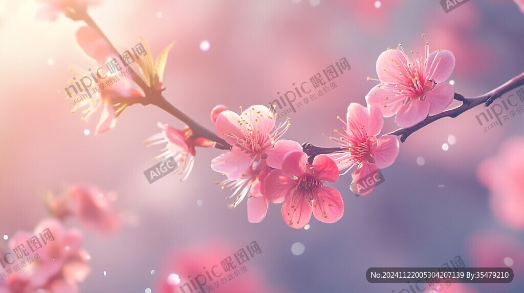 唯美桃花高清壁纸