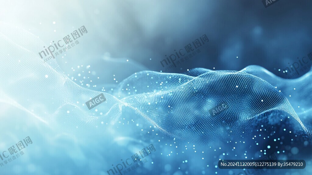 蓝色生物科技医疗背景