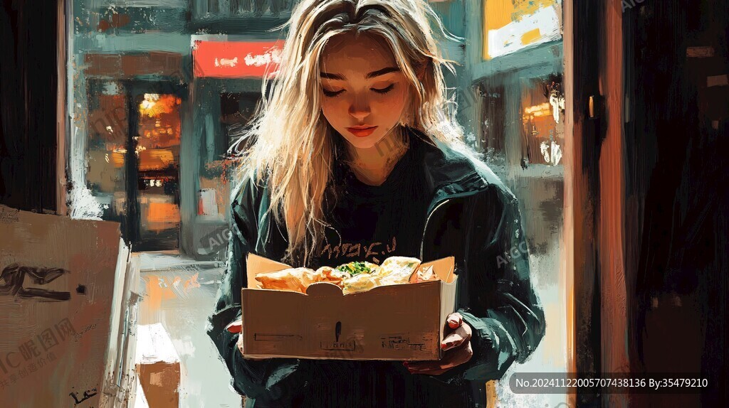 饮食美食外卖店