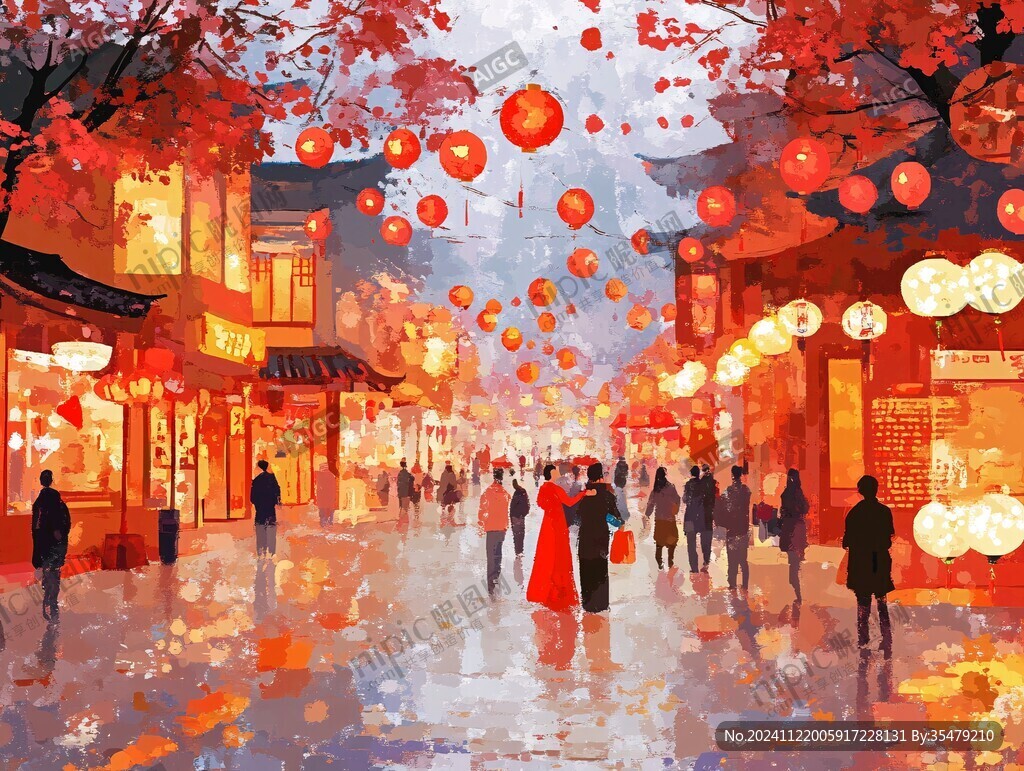 横店插画