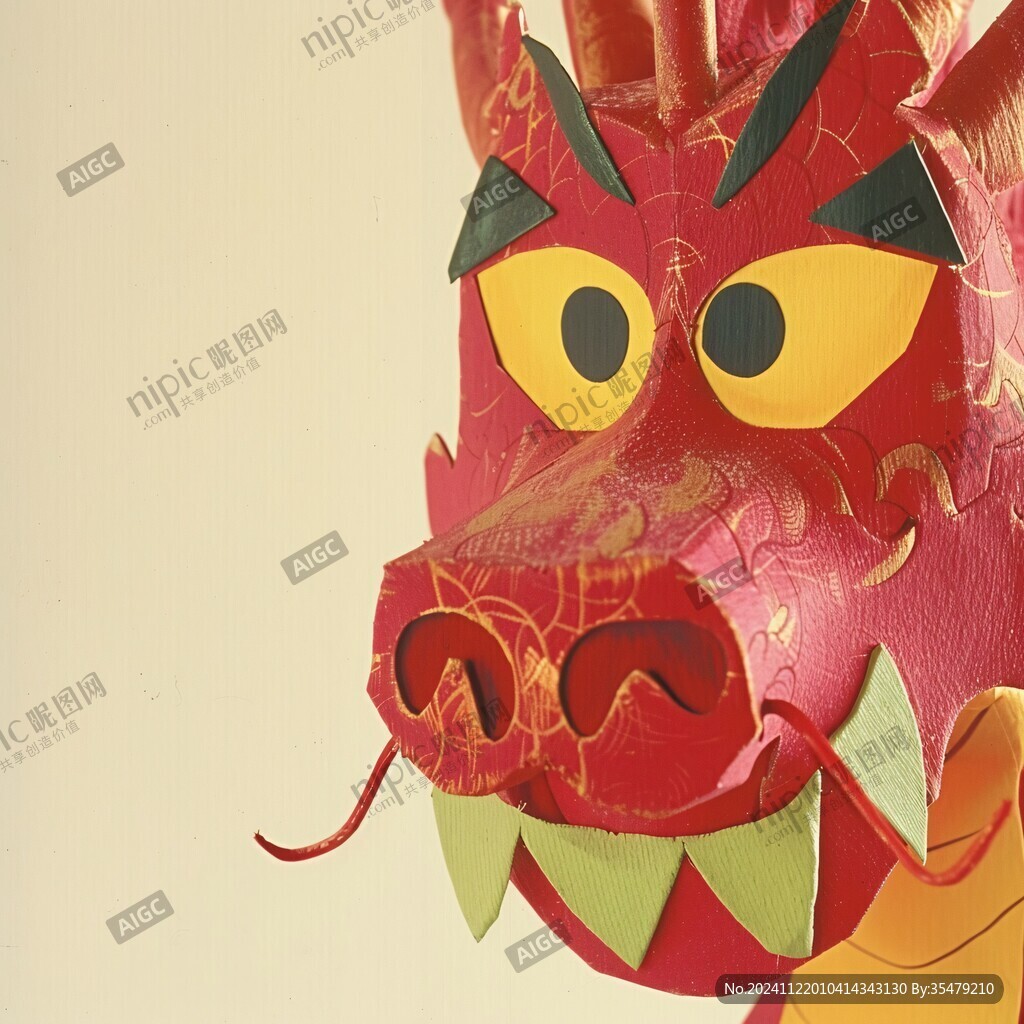 舞狮彩纸