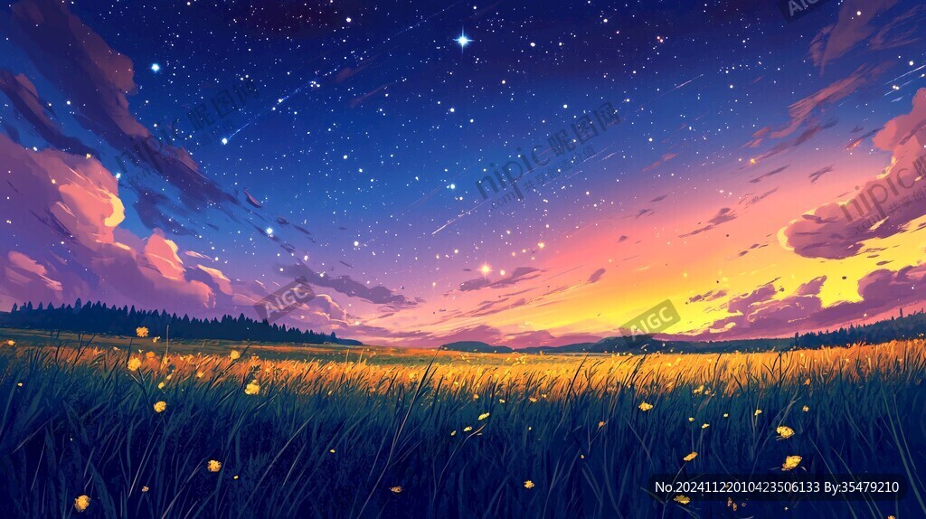 插画唯美风景