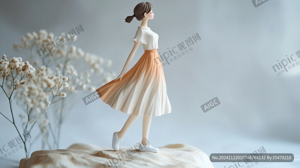 少女摆件