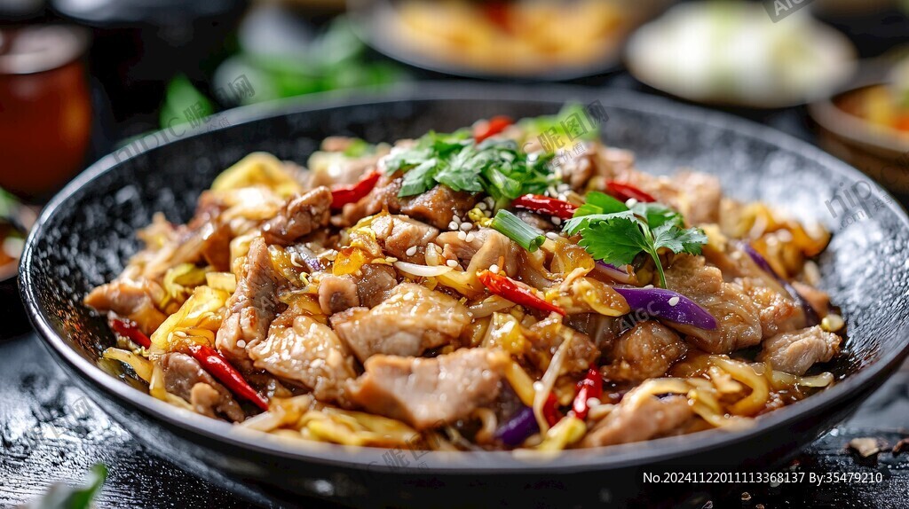 铁板黑椒牛肉美食美味