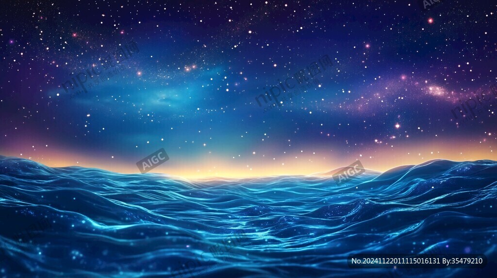 抽象写意星辰大海