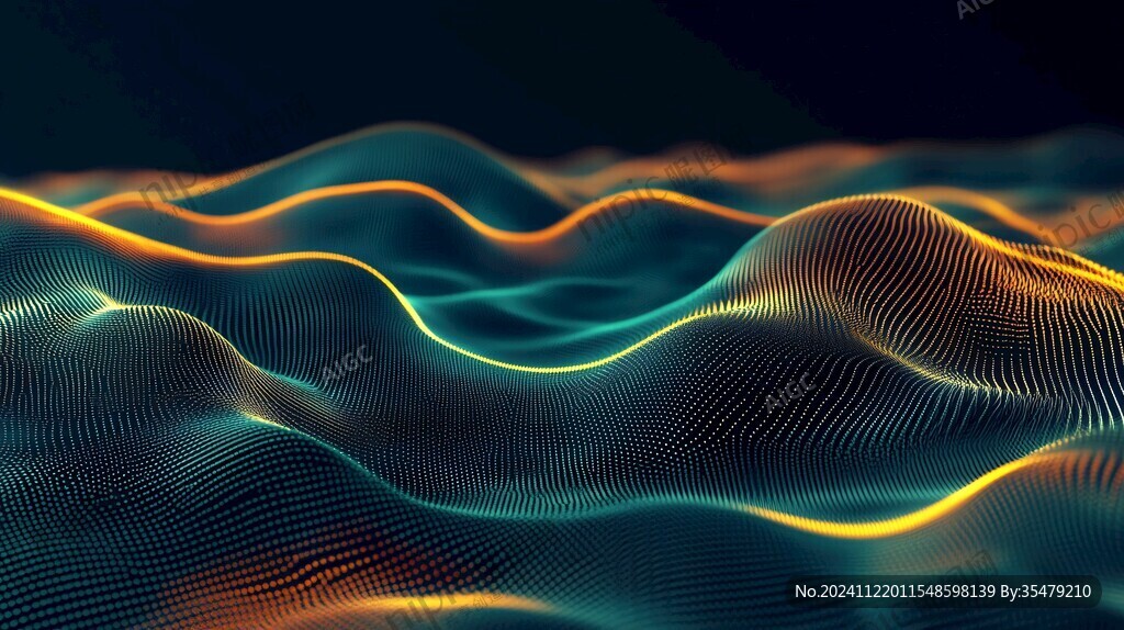 3d立体起伏波浪