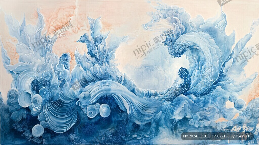 海洋流体画