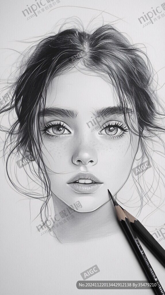 写实人物插画