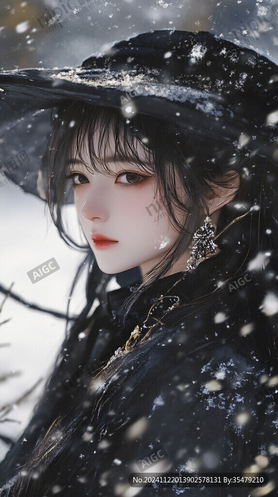 仙气清冷少女壁纸图片
