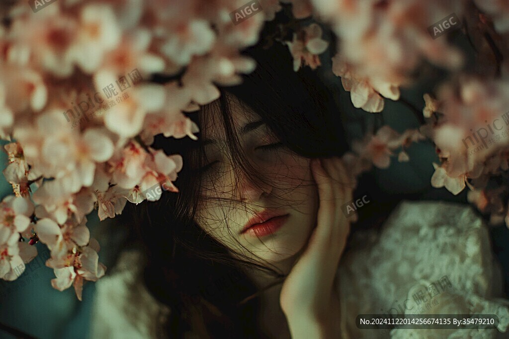 唯美花间美人