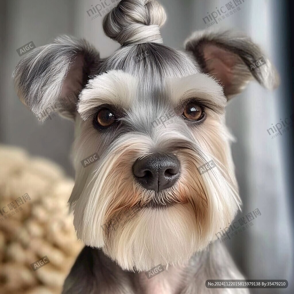 狗狗写实插画