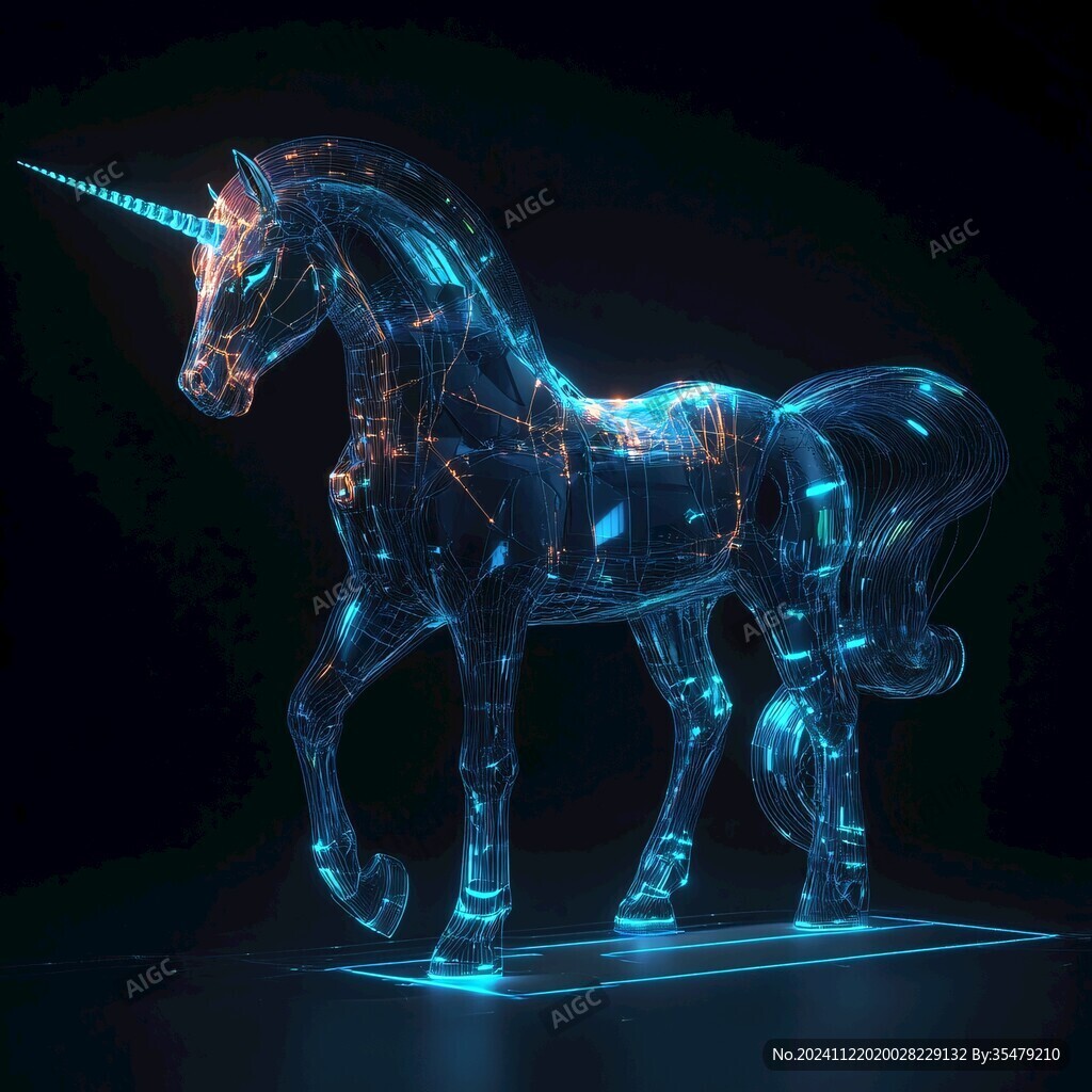 动物创意炫光效果